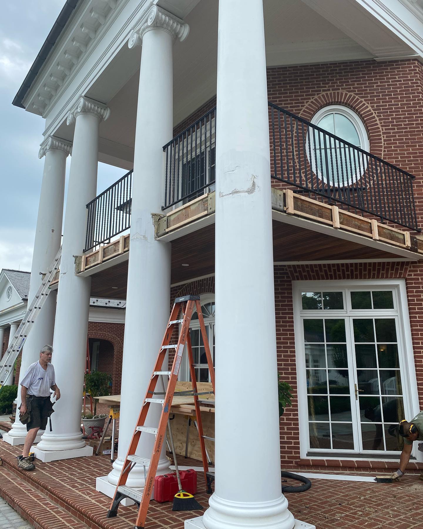 Column and portico work