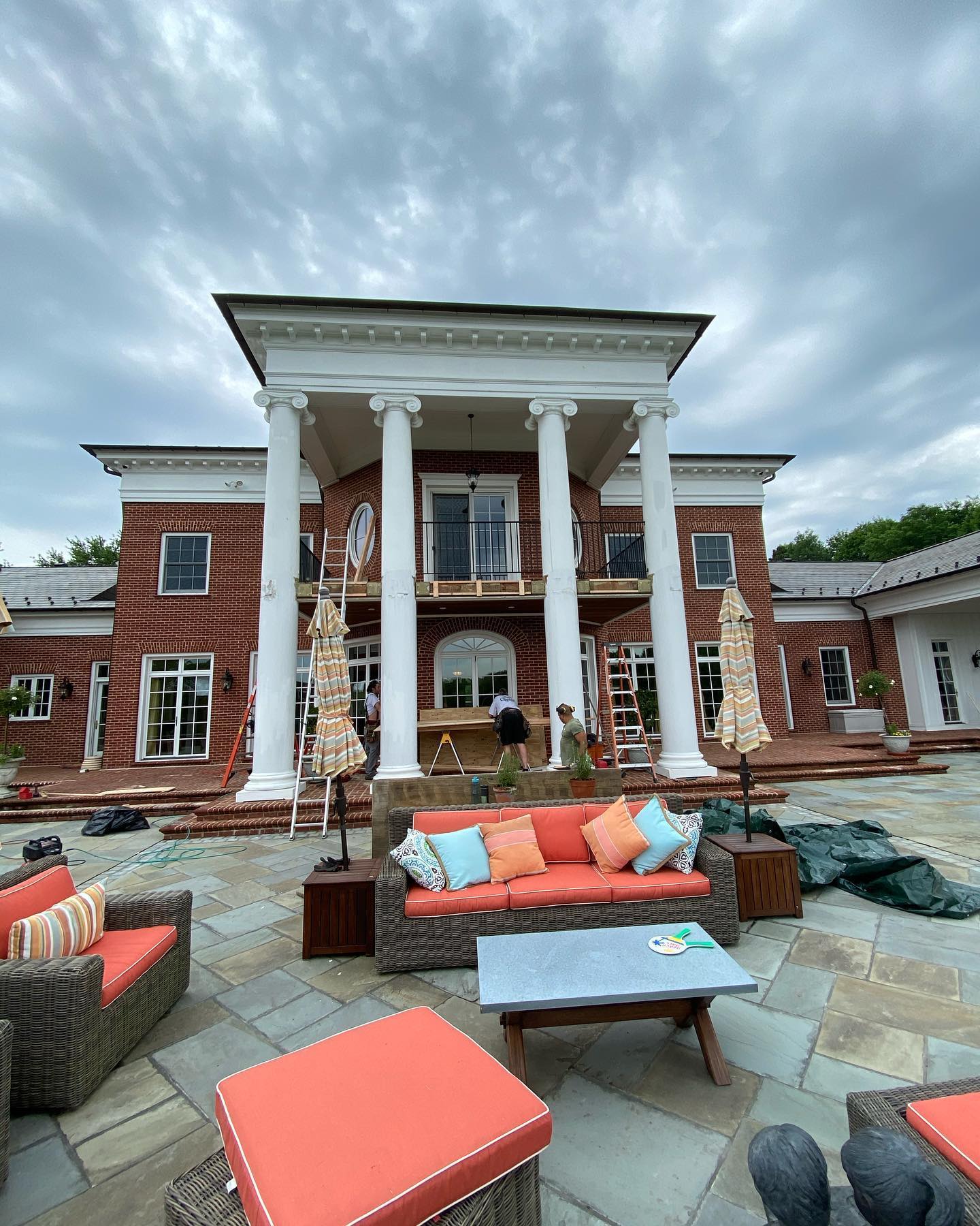 Estate patio renovation