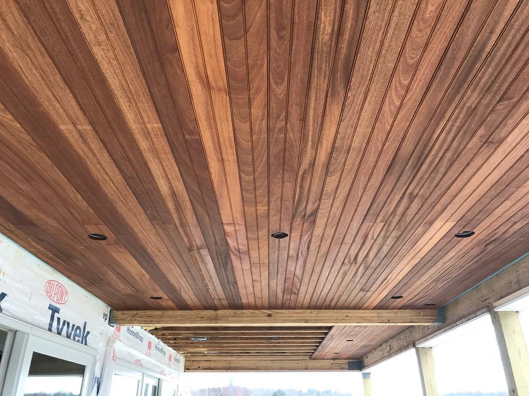 Tongue & Groove Ceiling by Wolf's Corner Construction